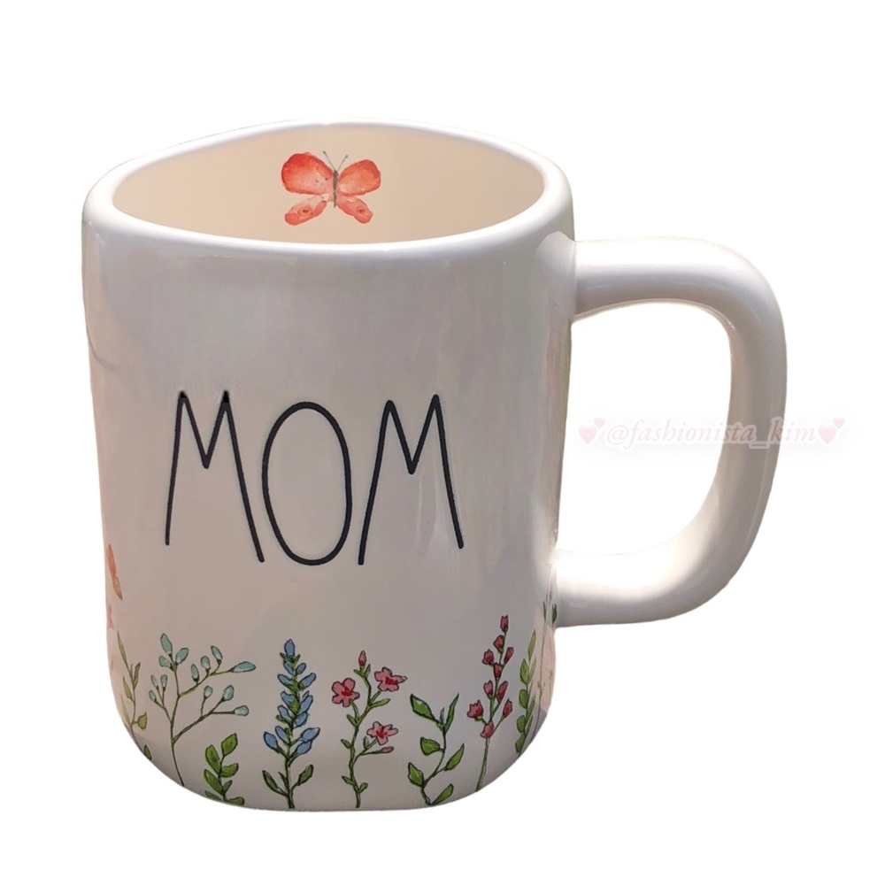 🆕🔥 Rae Dunn Mom mug with floral design